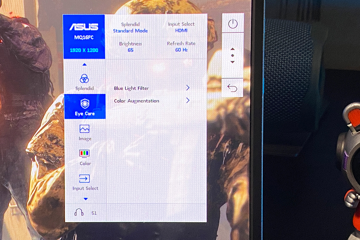 ASUS ZenScreen OLED MQ16FC