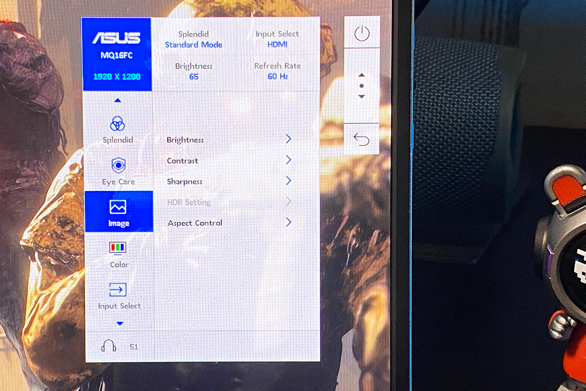ASUS ZenScreen OLED MQ16FC