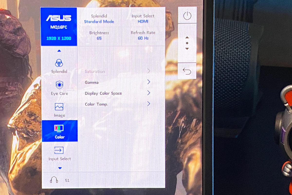 ASUS ZenScreen OLED MQ16FC