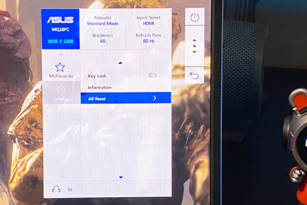 ASUS ZenScreen OLED MQ16FC