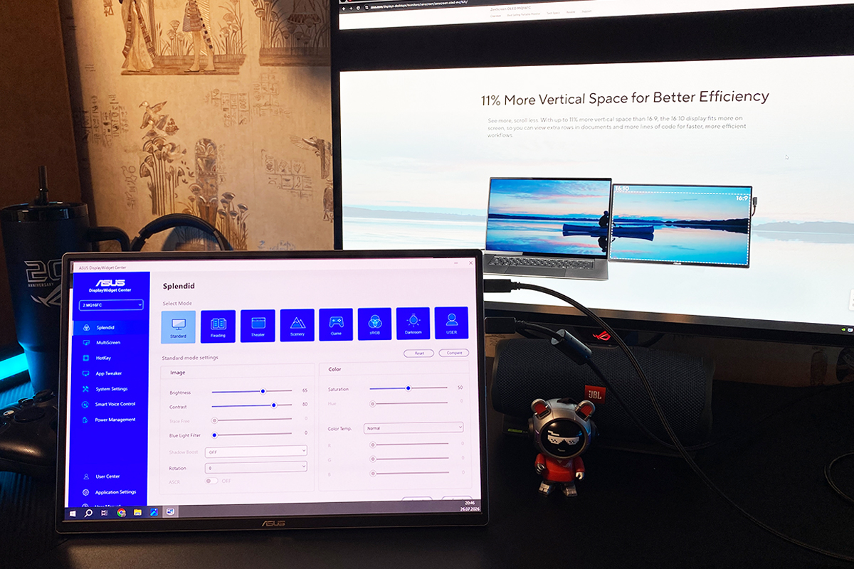 ASUS ZenScreen OLED MQ16FC