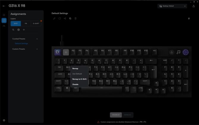 Logitech G316 X 98