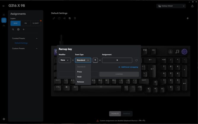 Logitech G316 X 98