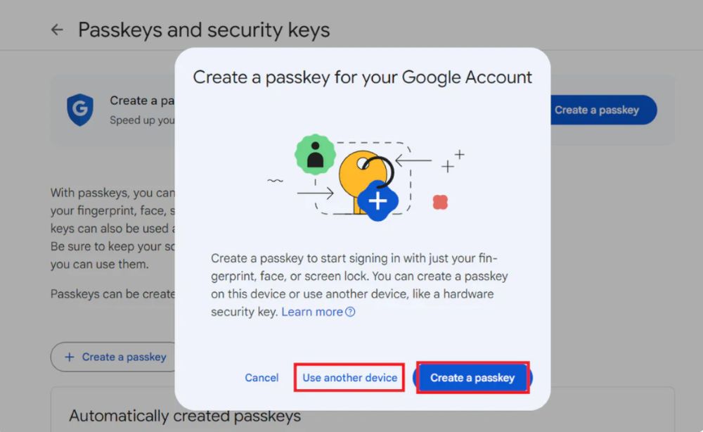 Passkeys Passkeys
