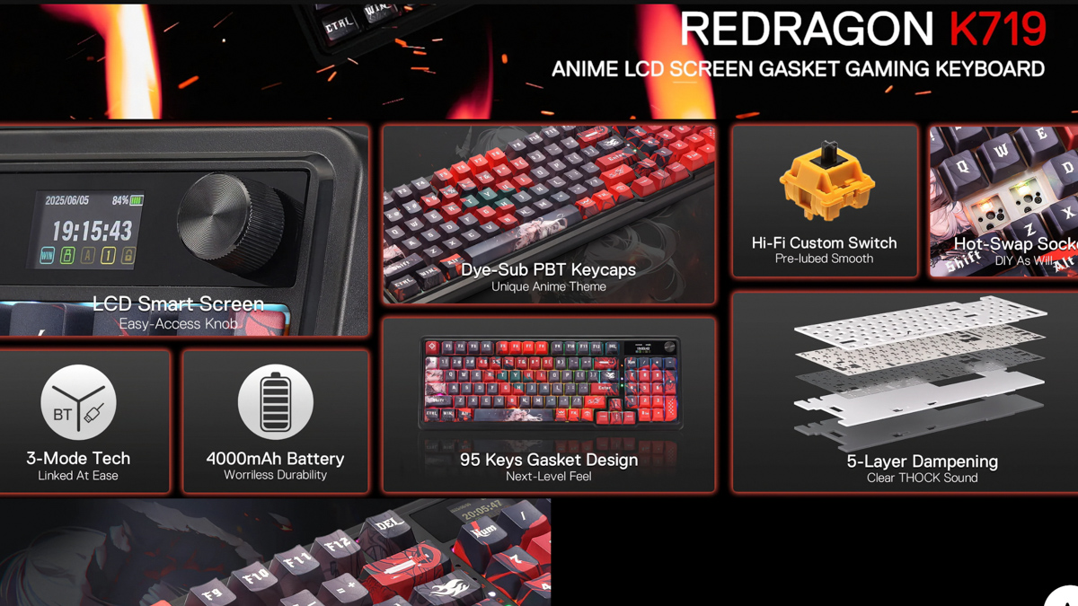 Redragon K719 PRO Anime Edition