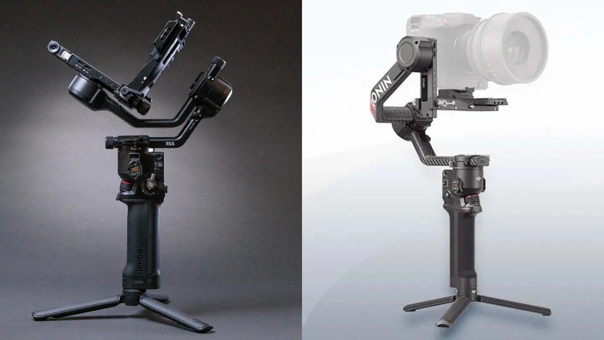 DJI RS 5 проти DJI RS 4 Pro