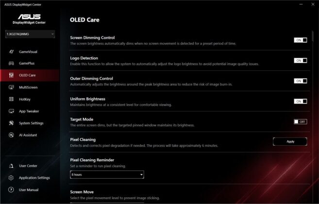 ASUS ROG Strix OLED XG27AQWMG