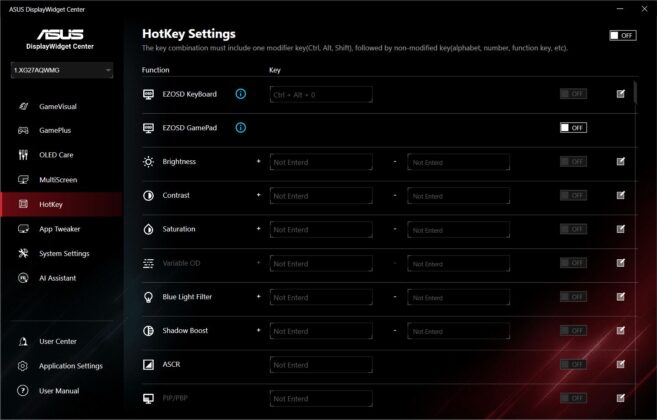 ASUS ROG Strix OLED XG27AQWMG