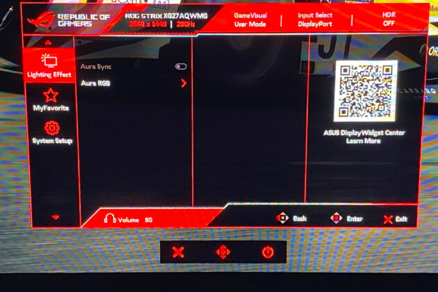 ASUS ROG Strix OLED XG27AQWMG
