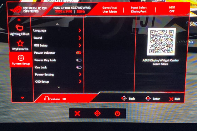 ASUS ROG Strix OLED XG27AQWMG
