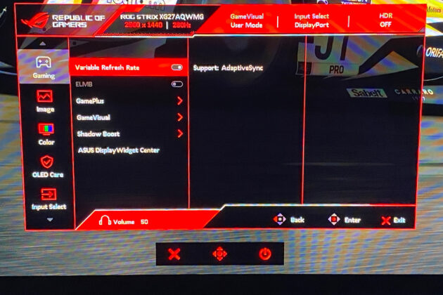 ASUS ROG Strix OLED XG27AQWMG