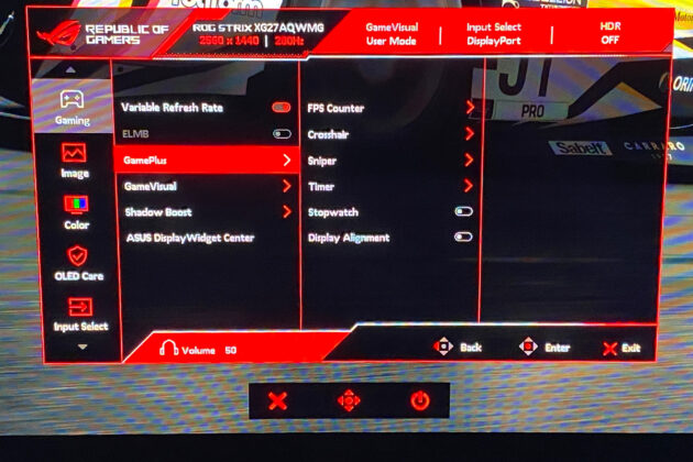 ASUS ROG Strix OLED XG27AQWMG