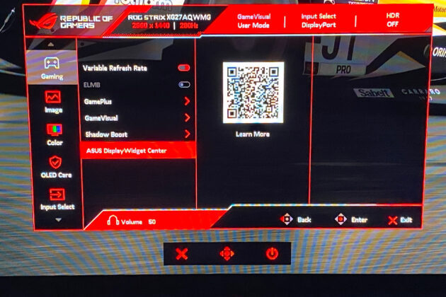 ASUS ROG Strix OLED XG27AQWMG