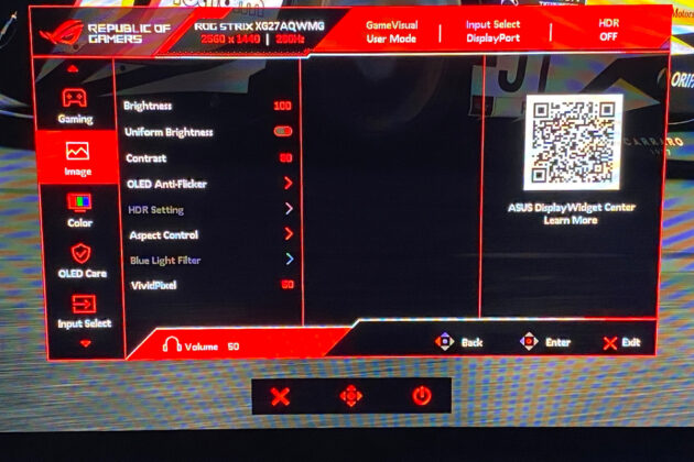 ASUS ROG Strix OLED XG27AQWMG