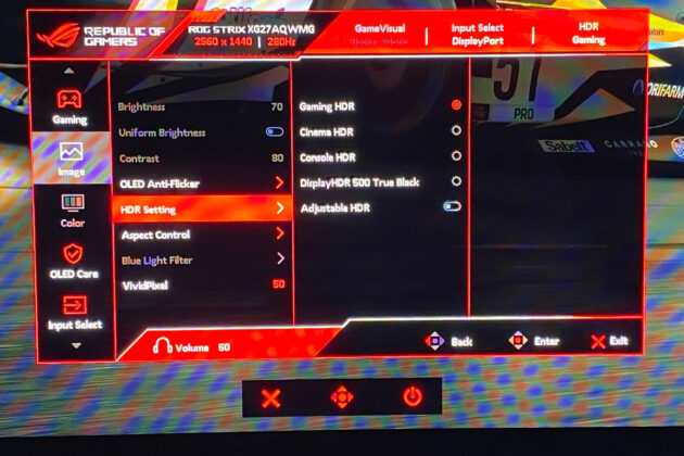 ASUS ROG Strix OLED XG27AQWMG