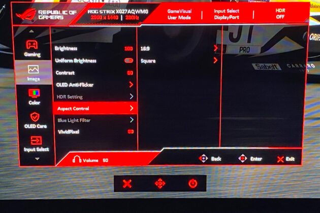 ASUS ROG Strix OLED XG27AQWMG