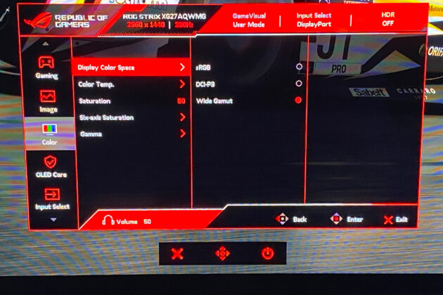 ASUS ROG Strix OLED XG27AQWMG