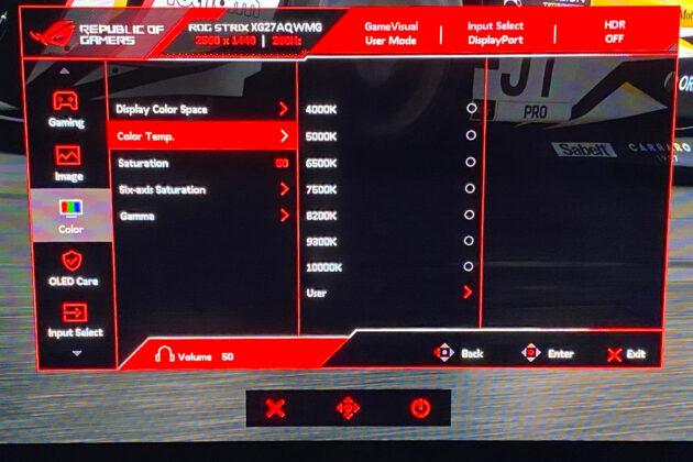 ASUS ROG Strix OLED XG27AQWMG