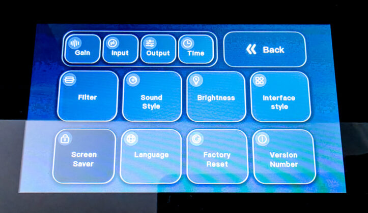 MuseHiFi Muse 300 — MUSE OS Settings