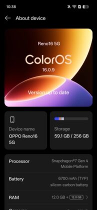 OPPO Reno16