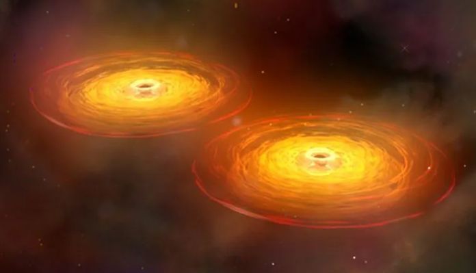 Pair of black holes