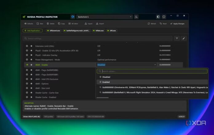NVIDIA Resizable Bar NVIDIA Resizable Bar