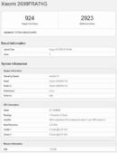 Redmi Note 17 Pro Max - Geekbench