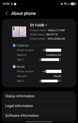 Samsung Galaxy Fold8 — One UI 9