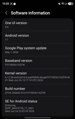 Samsung Galaxy Fold8 — One UI 9