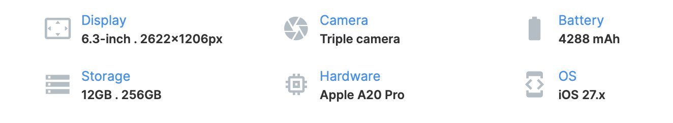 iPhone 18 Pro