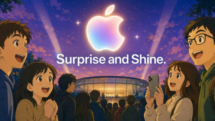 Surprise and shine Apple