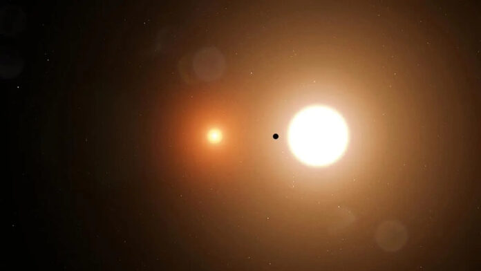 A binary star system IRAS 07299−165 A binary star system IRAS 07299−165