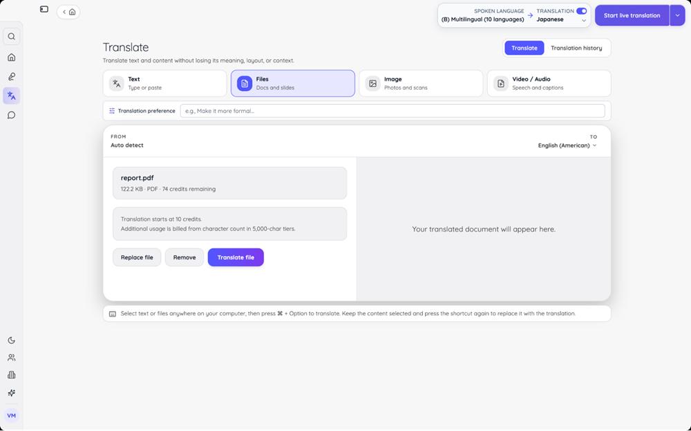 How Do You Translate a Document Without Breaking Its Layout
