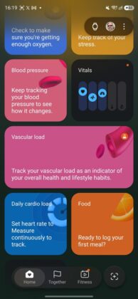Samsug Galaxy Watch Ultra2 — Samsung Health