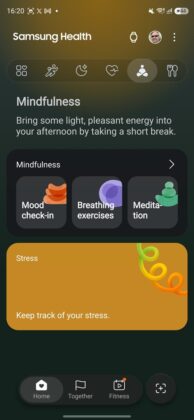 Samsug Galaxy Watch Ultra2 — Samsung Health