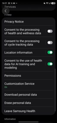 Samsug Galaxy Watch Ultra2 — Samsung Health