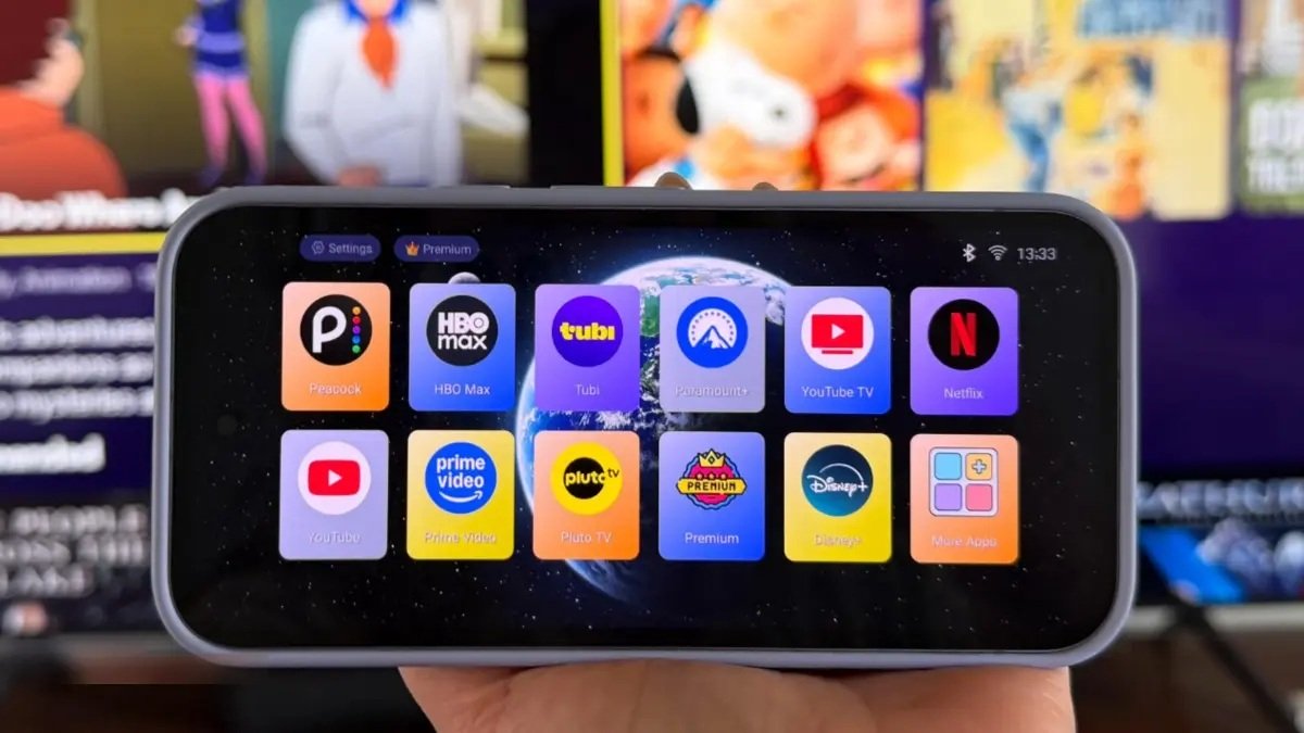 TV on a smartphone