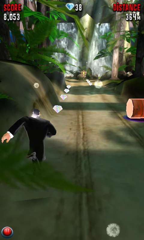 Agent Dash для Android - бегаем по джунглям, собираем алмазы и летаем на реактивных ранцах