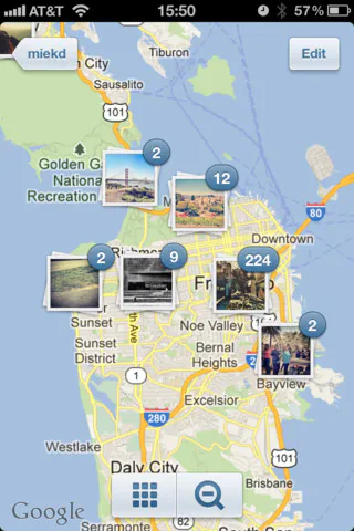 Instagram 3.0 теперь показывает фотографии на карте и имеет бесконечную прокрутку ленты