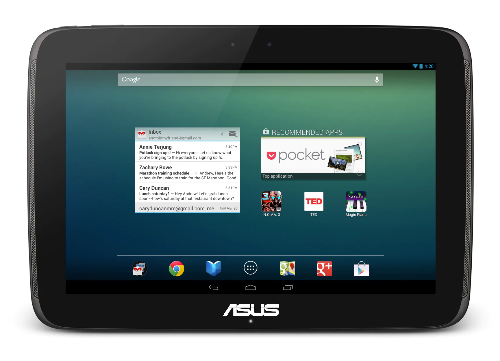 Nexus10-homescreen