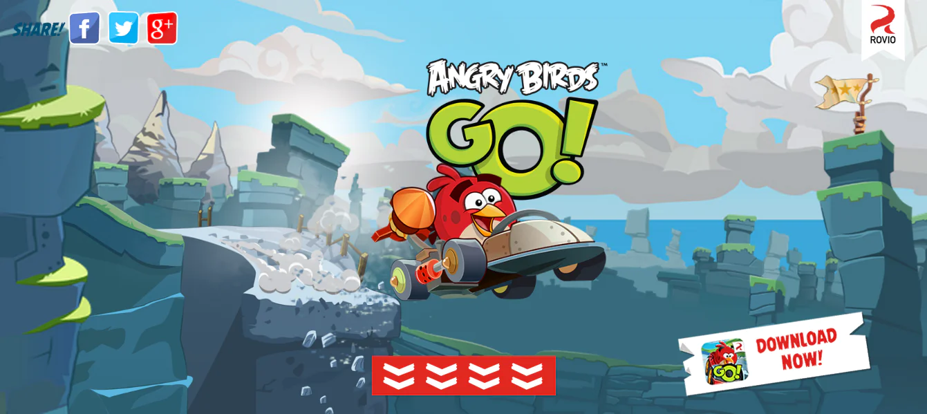 Angry Birds GO! – новая игра от Rovio