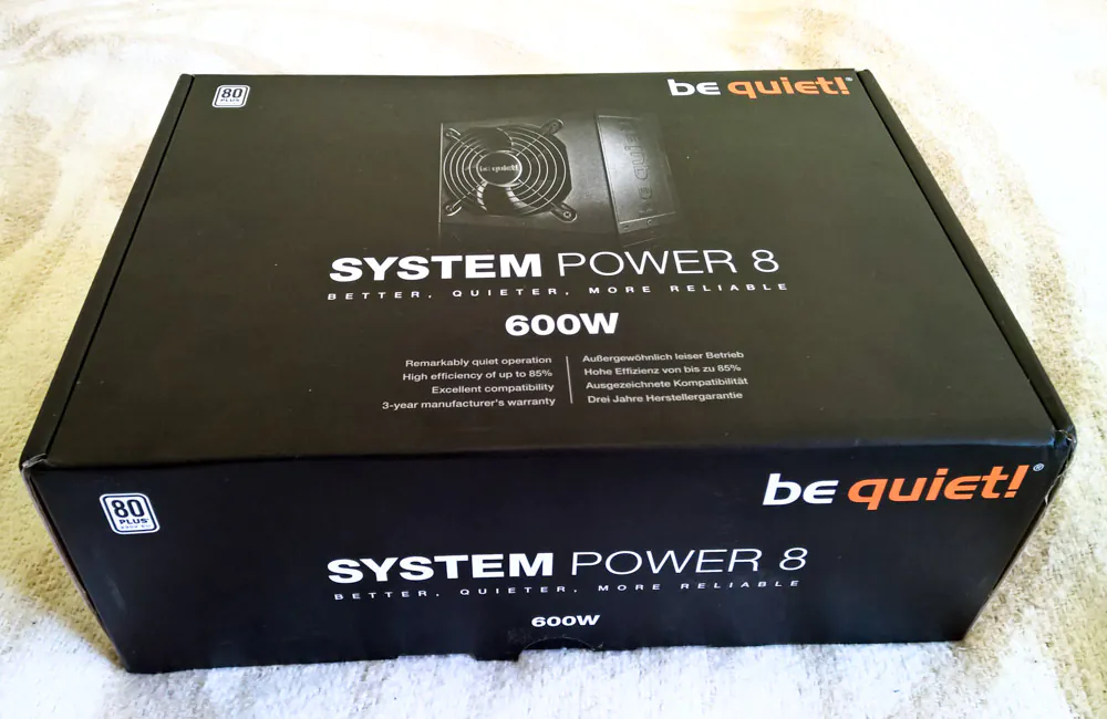 be quiet! System Power S8 600W