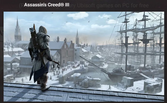 assassin's creed 3 free
