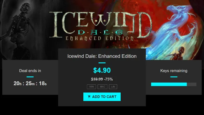 Icewind Dale Enhanced Edition bundle stars