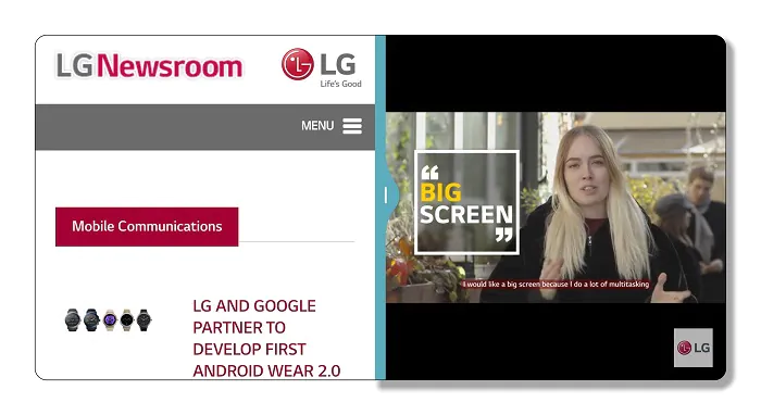 Інформація про екран та інтерфейс LG G6 в новому відео