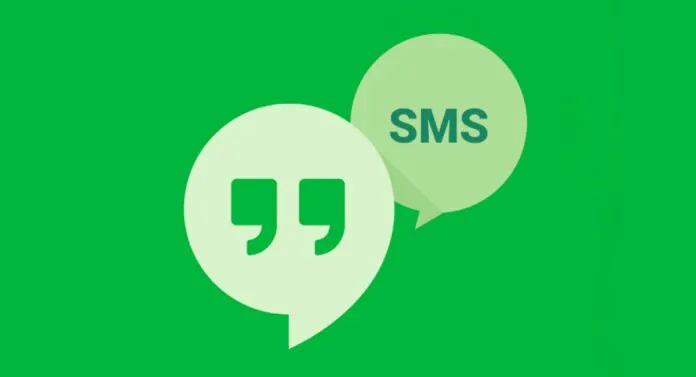 hangouts sms title