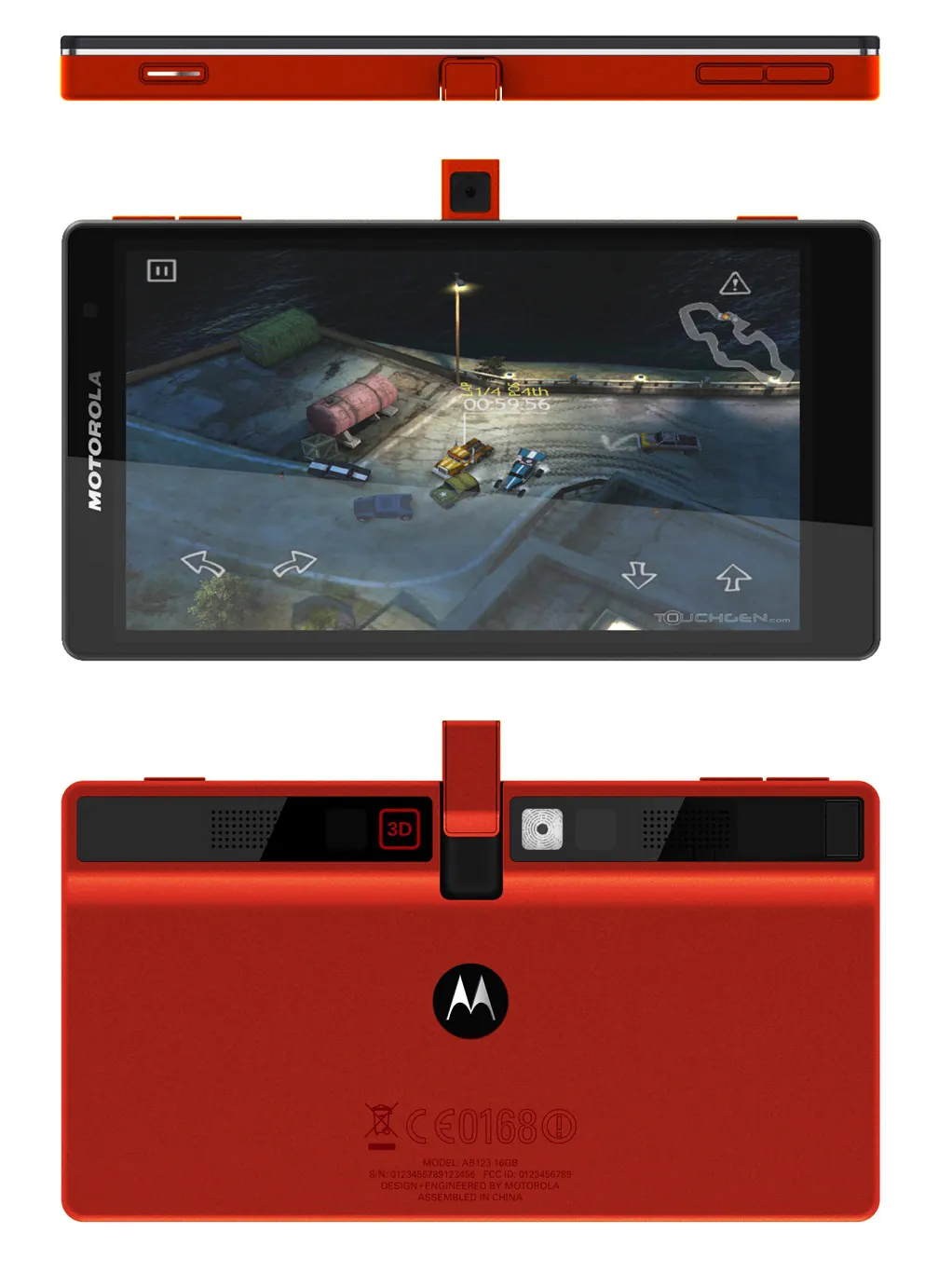 В Сеть попало изображение концепта игрового телефона Motorola 2011 года