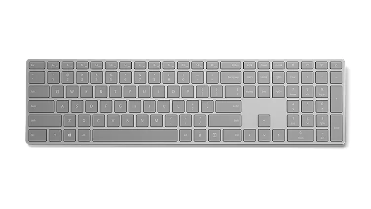 Microsoft випустила стильну клавіатуру з прихованим сканером відбитків пальців