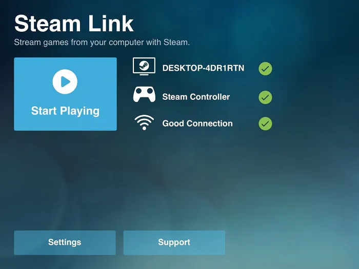 Steam link to iOS