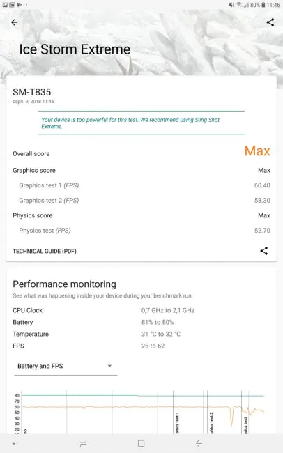 Samsung Galaxy Snímka obrazovky Tab S4 36